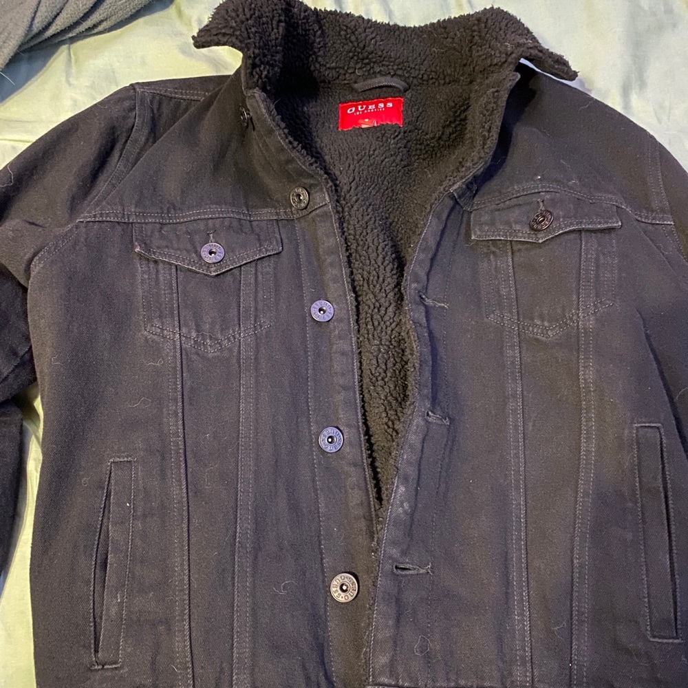Guess Black Denim Jacket